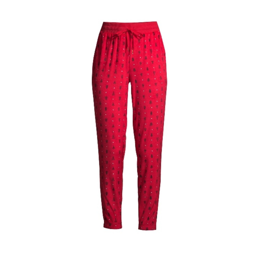 NWT Secret Treasures Trees Women's Velour Jogger